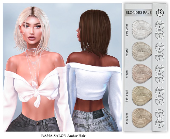 RAMA.SALON - Amber Hair 'BLONDES PALE'