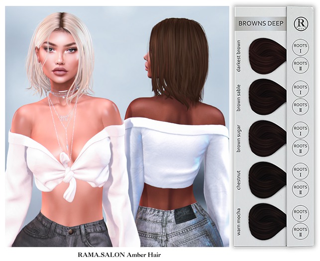 RAMA.SALON - Amber Hair 'BROWNS DEEP'