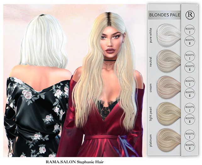 RAMA.SALON - Stephanie Hair 'BLONDES PALE'