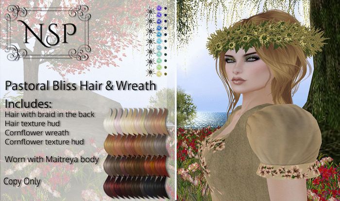 NSP Pastoral Bliss Hair - Naturals Relaxed V2 pkg hud