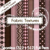 FULL PERM Pink Brown Fabric Texture Set