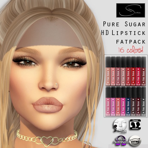 [Stellar] Pure Sugar HD Lipstick DEMOS