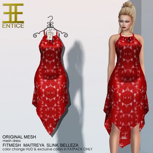 Entice - Body Rock Dress - Red