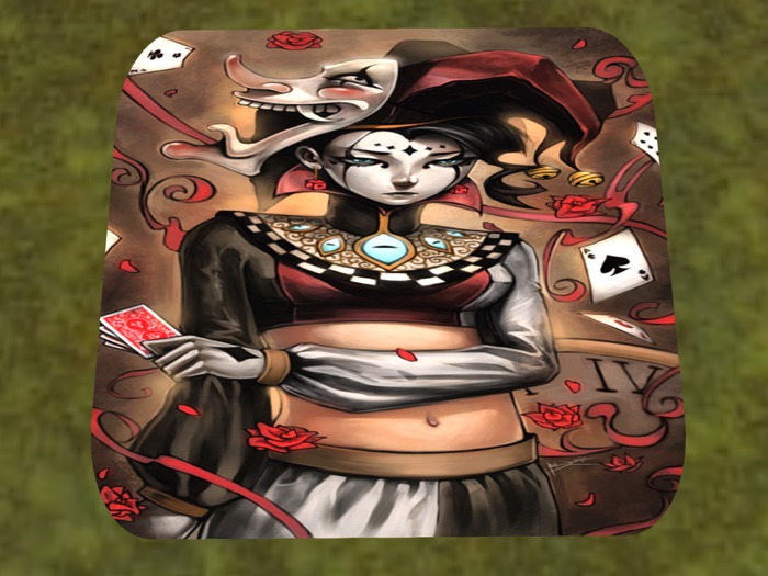 Manga Jester Girl Doormat