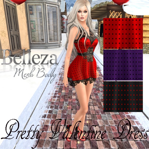 YGTL -BELLEZA -  PRETTY VALENTINE DRESS BOXED