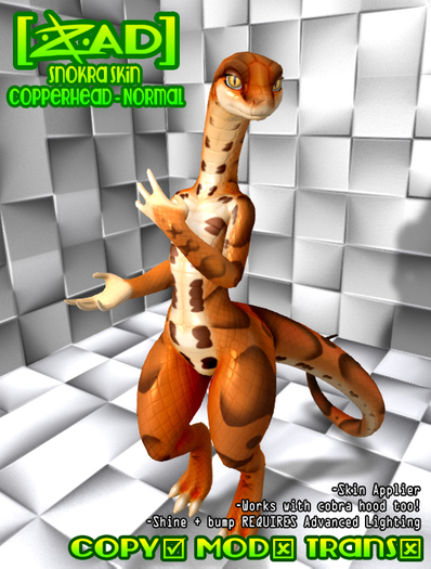 [ZAD] Snokra Skin Copperhead - Normal