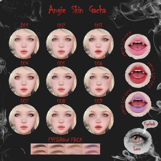 VCO ~ Angie Mesh Lip 003 . RARE