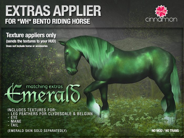*CINNAMON* Extras appliers - EMERALD - BOX