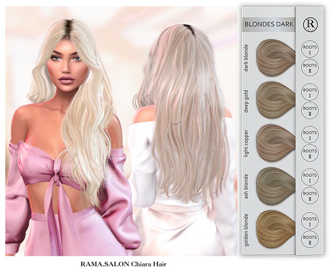RAMA.SALON - Chiara Hair 'BLONDES DARK'