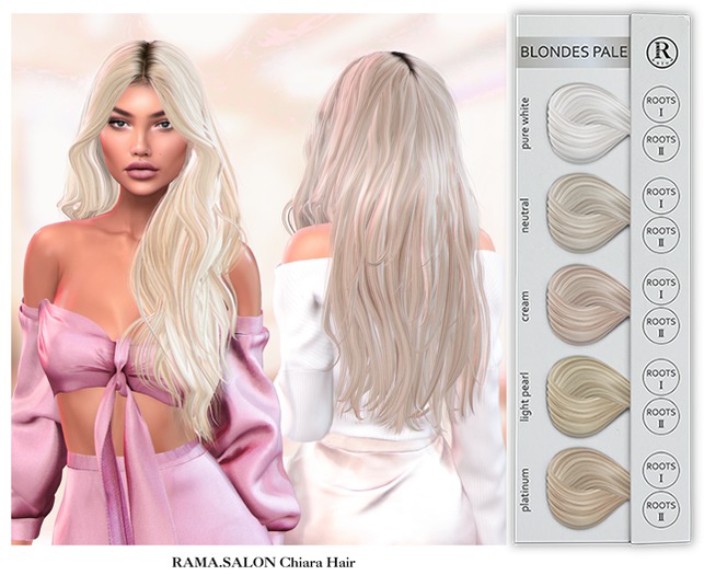 RAMA.SALON - Chiara Hair 'BLONDES PALE'