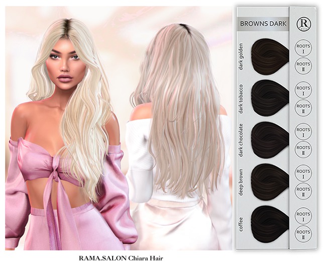 RAMA.SALON - Chiara Hair 'BROWNS DARK'