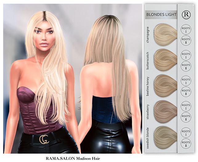RAMA.SALON - Madison Hair 'BLONDES LIGHT'