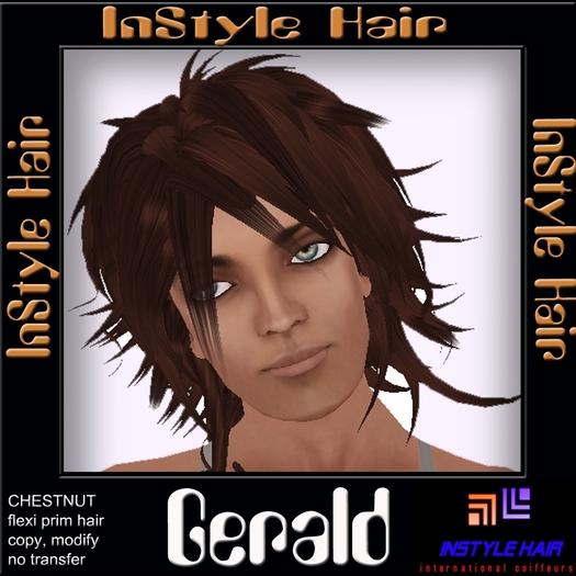 InStyle Hair - GERALD - for men (chestnut)