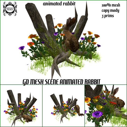 GD MESH SCENE ANIMATED RABBIT