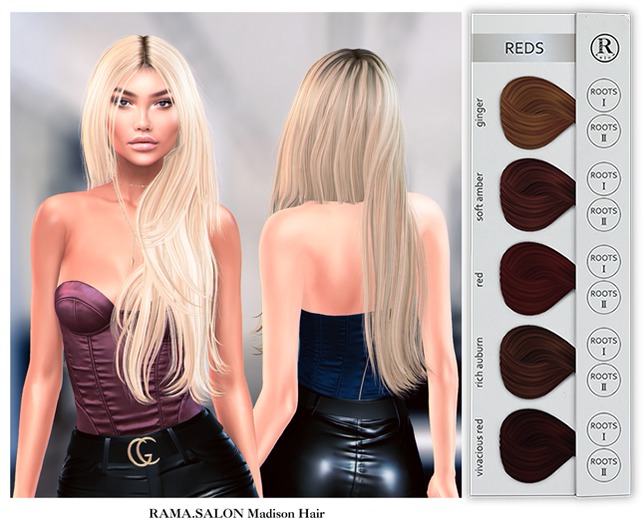 RAMA.SALON - Madison Hair 'REDS'