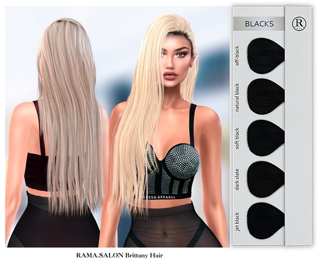 RAMA.SALON - Brittany Hair 'BLACKS'
