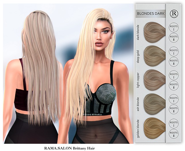 RAMA.SALON - Brittany Hair 'BLONDES DARK'