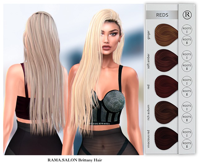 RAMA.SALON - Brittany Hair 'REDS'