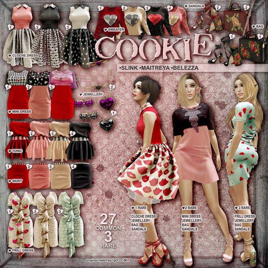 !gO! Cookie tunic -3 Slink Physique
