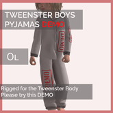 Tweenster Boys Pyjamas _DEMO