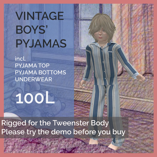 Vintage Boys Pyjamas 01