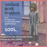 Vintage boys pyjamas 03
