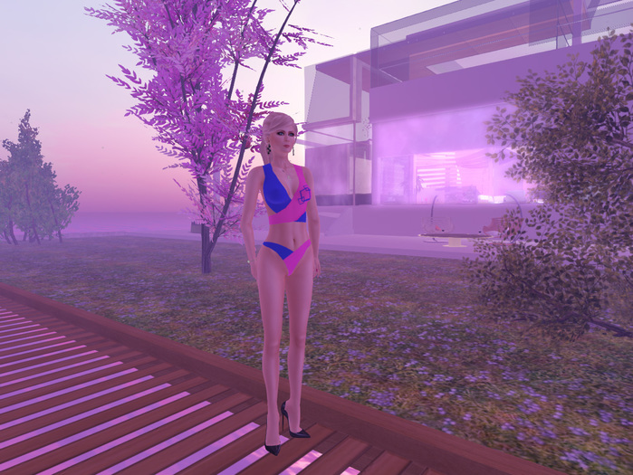 Piper Moda 'Kristy pink' swimsuit