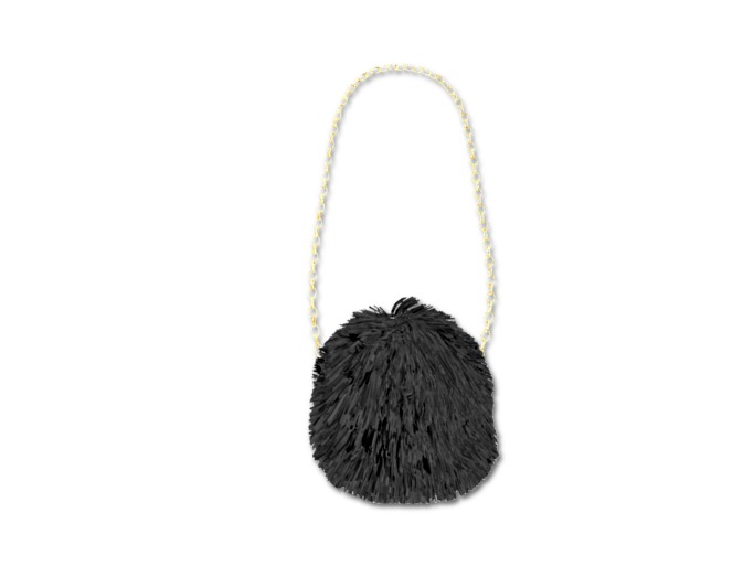 {amiable}Mesh Real Fur Bag02