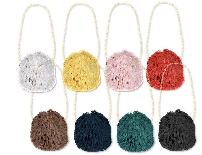 {amiable}Mesh Real Fur Bag(FAT PACK)
