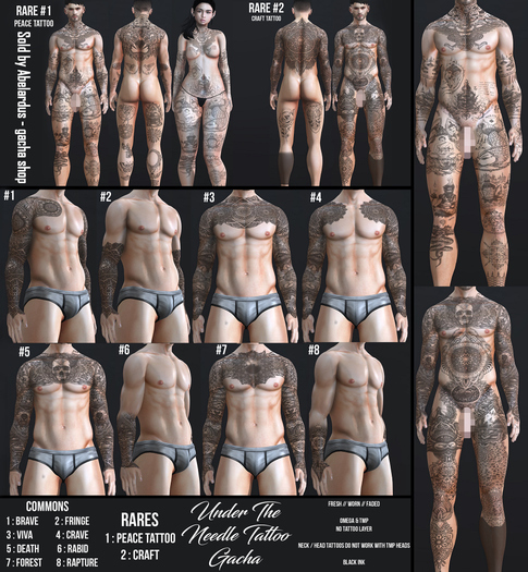 { Speakeasy } : Death Tattoo #5 Omega & TMP Applier