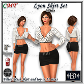 < BD > Lyon Skirt Set White