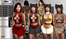 R.F. - Mina Top & Pantaskirt - with hud in 35 textures