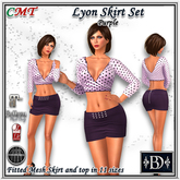 < BD > Lyon Skirt Set Purple