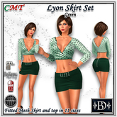 < BD > Lyon Skirt Set Green