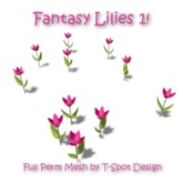 T-Spot Mesh - Fantasy Lilies No. 1 - Full Perm - LI=0.5-2.3