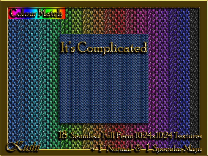 It's Complicated Seamless Textures