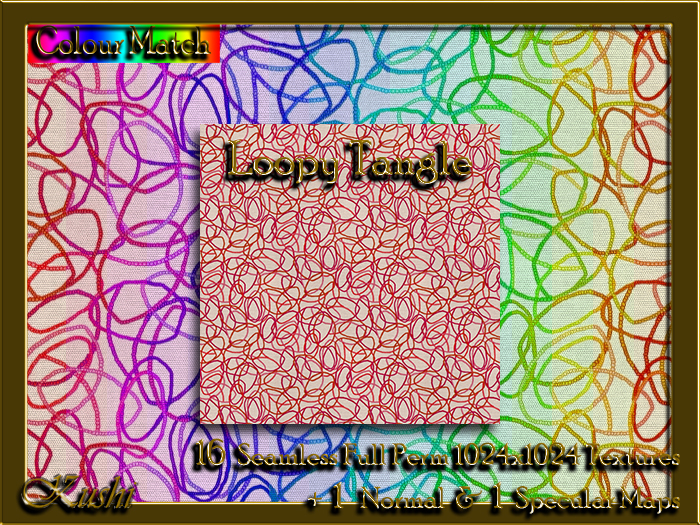 Loopy Tangle Seamless Textures
