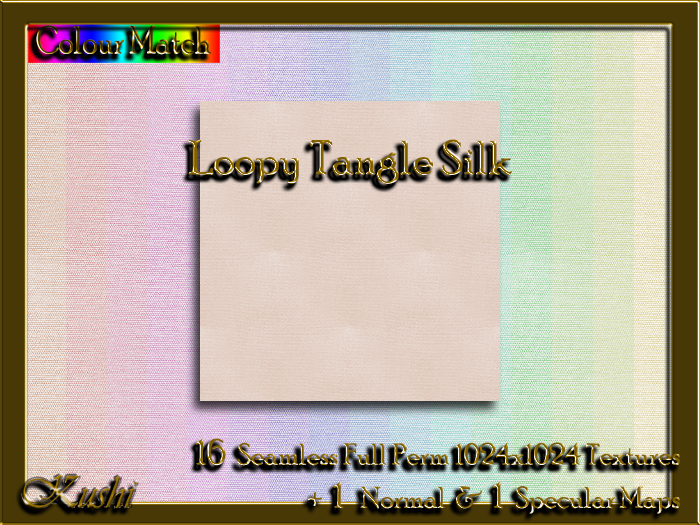 !Kushi! LoopyTangleSILK Textures -WEAR TO UNPACK