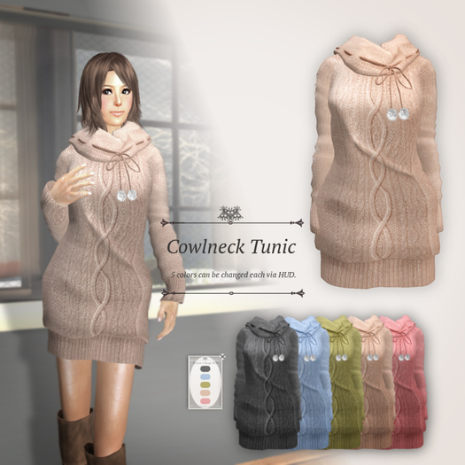 S@BBiA::Cowl Neck Tunic