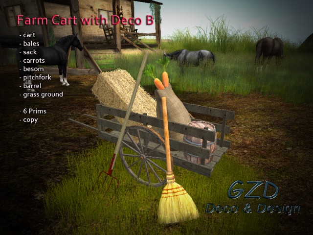 GZD Farm Cart with Deco B