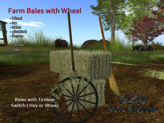 GZD Farm Bales with Wheel