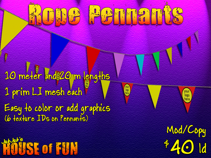 House of Fun: Rope Pennants