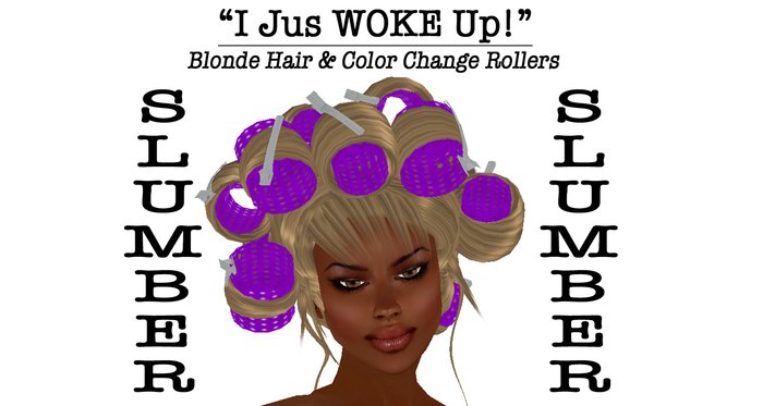 ((Blonde Hair with Color Change Rollers))