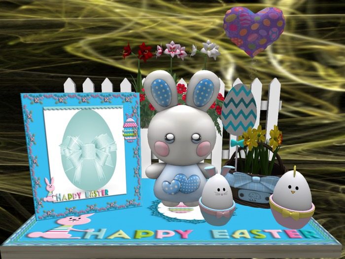 Happy Easter Card & Decor v149