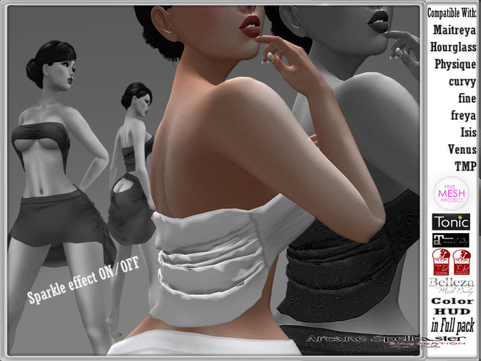 bag Top Viviana white W/S *Arcane Spellcaster* Ak-Creations