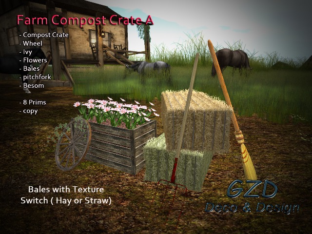 GZD Farm Compost Crate with Deco A