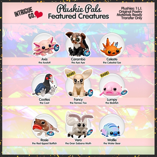 Intrigue Co. - Plushie Pals: Fancy the Fennec Fox - RARE