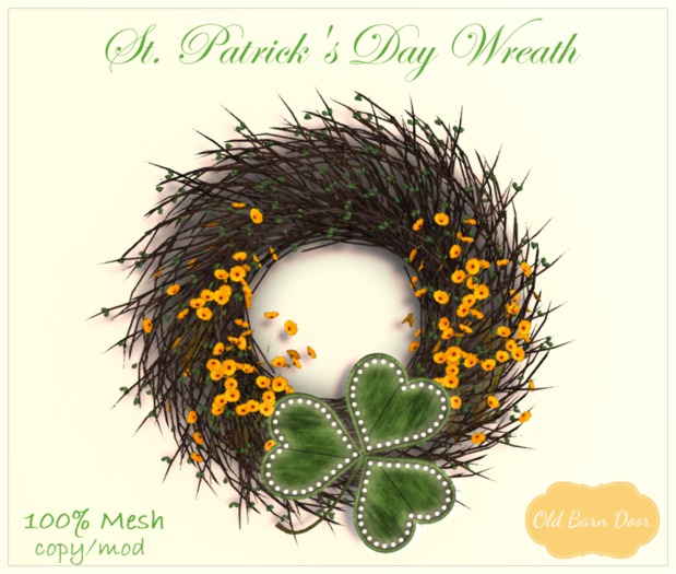 {OBD} St. Patrick's Day Wreath [BOXED]