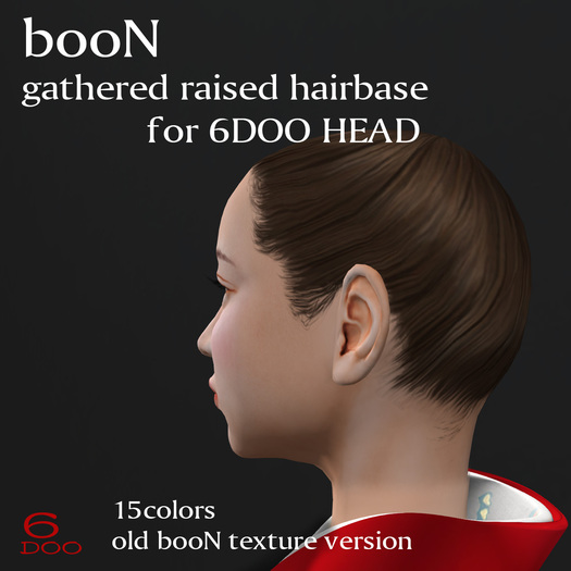 *booN gathered raised hairbase(old tex) for 6DOO