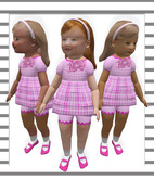 Pat A Kake Little Pink Gingham Dress